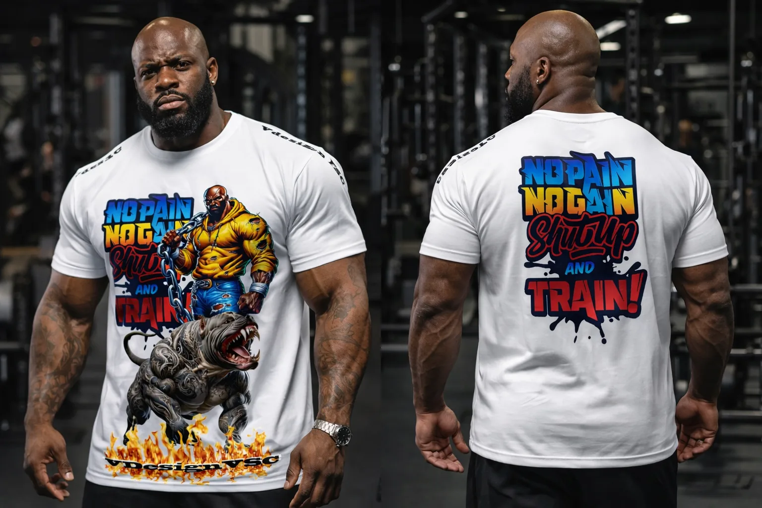Мъжка  тениска No Pain No Gain