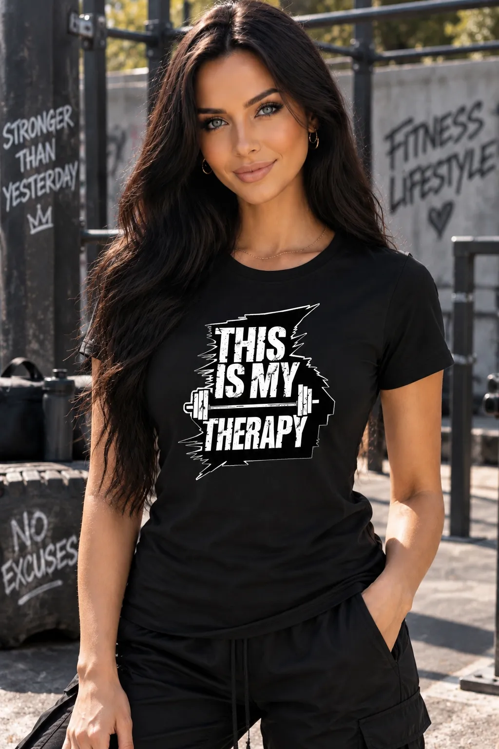 Дамска Тениска This Is My Therapy